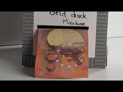 Süße Gelddruck-Maschine basteln – Die perfekte Geschenkidee!