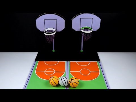 How to Make Basketball board game out of Cardboard | DIY Cardboard game