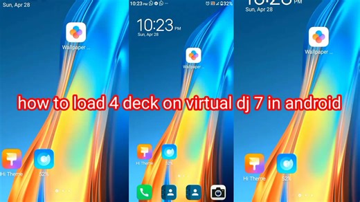 How to Load 4 Decks on Virtual DJ 7 - Android Tutorial
