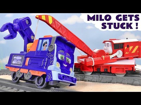 Mighty Express Milo Rescue Story With Toy Trains Thomas And Rocky