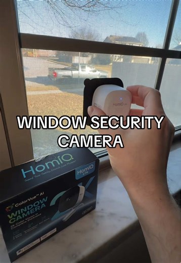 This window security camera has been a game changer. No one can tamper with it, no subscription fees and the app is so user friendly and advanced. #securitycamera #windowcamera #homesecurity #homesecurity