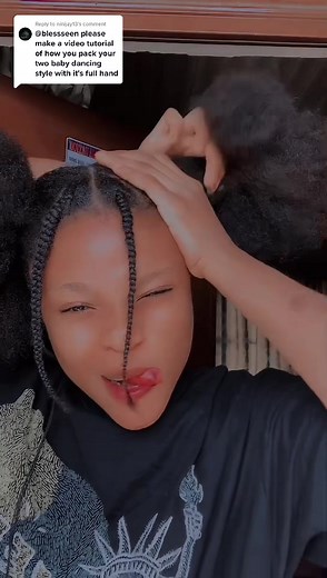 Curly Hair Styling Tutorial for Two Puffs