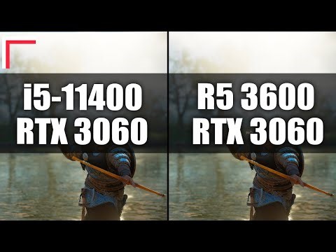 i5-11400+RTX 3060 vs Ryzen 5 3600+RTX 3060 — Test in 10 Games! [1080p, 1440p, 4K]