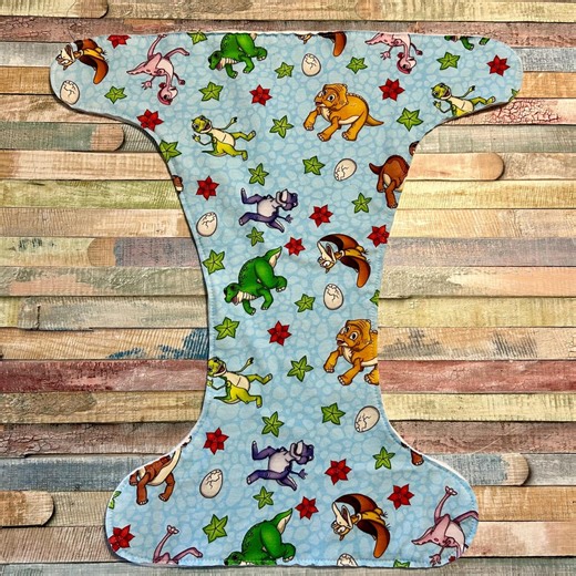 OS Dinosaur Hybrid Fitted Cloth Diaper 10-40lbs - Etsy