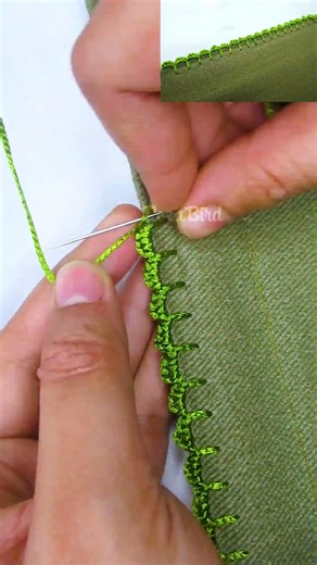 Elegant Border Embroidery | Handmade Design #shorts