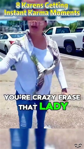 Karens getting instant karma moments #karen #militaryreunion #instant #karma #moments