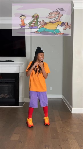 LaWayne and Londyn on Instagram: "Ed Edd Eddy Costume 🥰 Cartoons don’t hit like they use to y’all 😂 Who remembers this cartoon 🥰 #exploremore #diycostume #halloween2025 #halloween #cartoonnetwork #ededdeddy"