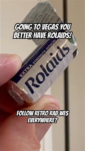 Vegas Survival Tip 😂 #Rolaids #LasVegas #NABShow #TravelTips #Funny #lol #haha #comedy #stomach