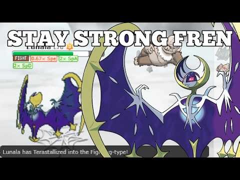 POKEMON SHOWDOWN TRIED MAKING ME LOSE THIS GAME... BUT LUNALA REFUSED!