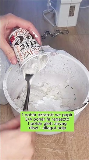 Gyurma papírból házilag_#levegőnszáradó #papírból