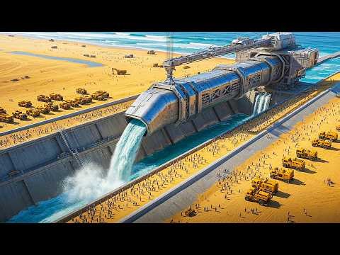 How Egypt Split the Sahara Desert to Build a Massive Artificial River