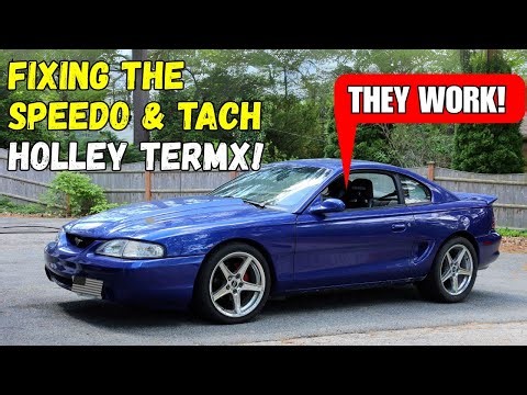 Holley Terminator X: No Tach / No Speedo Fix — 94/95 Mustang