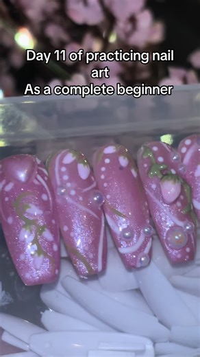 One day at a time #naildesigns #nailart #nailtechbeginner #fyp #nailinspo