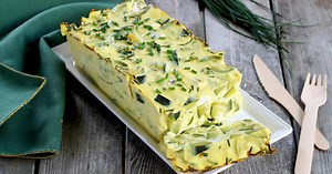 Flan de courgettes