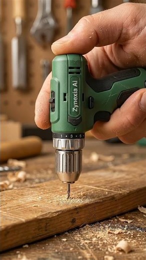 World’s Smallest Real Drill? 😳🔧 | Zynexia Ai Mini Power Tool #Shortsn #MiniTools #Woodworking