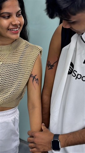 Couple tattoo🫶#monkeytattoos #fyp #foryou #tattoo