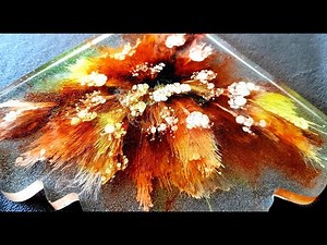 #841 Amazing 3D Effects In This Alchol Ink Resin Geode Coasters