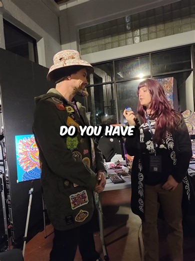 Meet a TOP Interdimensional Visionary @chris_dyer Have you seen his work?😍 #artist #florafungapodcast #streetinterview