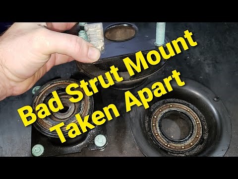 Inside A Bad Strut Mount Bearing And What Causes It to Make Noise