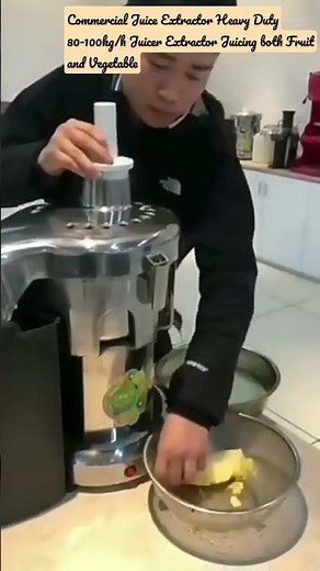 Commercial Juice Extractor Heavy Duty 80-100kg/h Juicer Extractor Juicing both Fruit and Vegetable