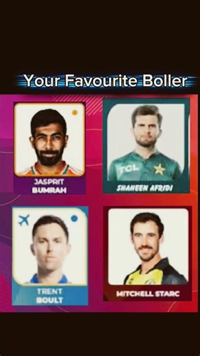 World Top 04 Bowler. #jaspritbumrah #mitchellstarc #trentboult #shaheenshahafridi #yorkers