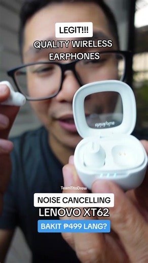 Lenovo XT62 Wireless Earphones - Product Review & Unboxing