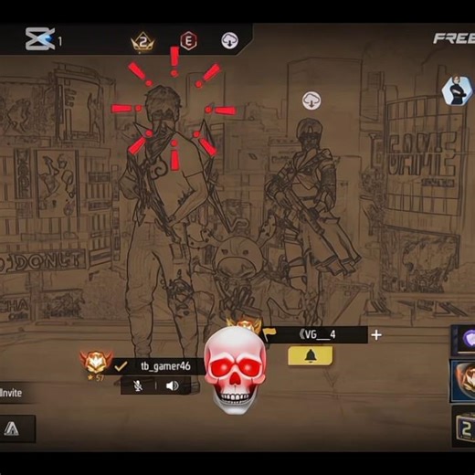 New sketch mod 😱☠️ # tb gamer46 #freefire