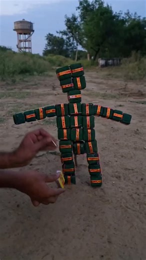 Cracker Vs Robot #crackers #fireworks #fireworkshow #fireworksdisplay #usa #experiment #firecrackers #fireworksshow #usareels #usa_tiktok | Fireworks Videos