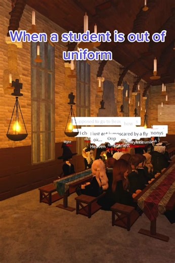 Bloxburg Hogwarts School on TikTok