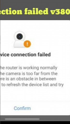 device connection failed v380 pro camera problem fix | v380 Pro CCTV camera device connection failed