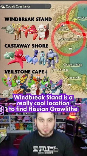 Where to Catch Hisuian Growlithe in Pokemon Legends Arceus