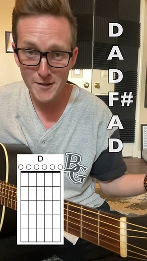 Open D Tuning Easy Chord Lesson