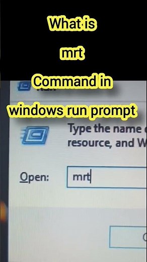 What is mrt command in windows operating systems #akadviceamit #cmd #windows