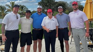 Many Bills stars, minus Josh Allen, link up with President Donald Trump at his golf course