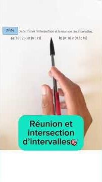Réunion et intersection de deux intervalles !