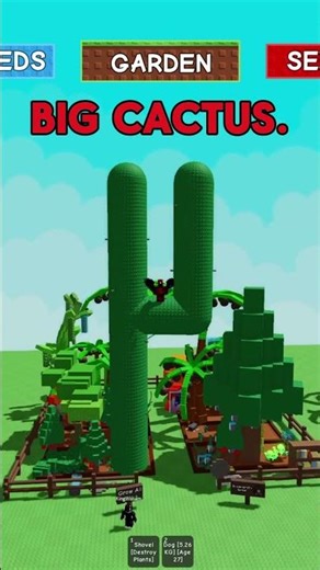 the biggest cactus in grow a garden