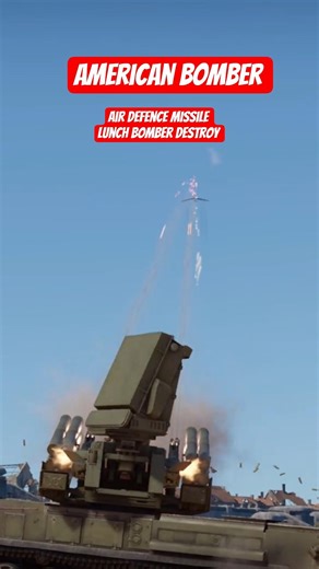 American bomber destroy Pantsir vs bomber