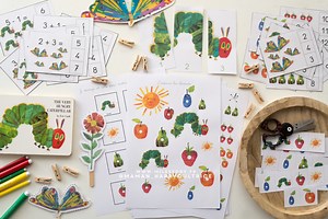 Exploitation, livret d’Activités et livre à compter La chenille qui fait des trous – maternelle
