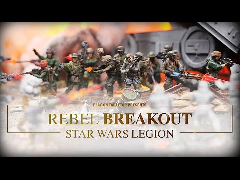 Star Wars Legion: Cassian Andor's Rebels vs Empire Garrison