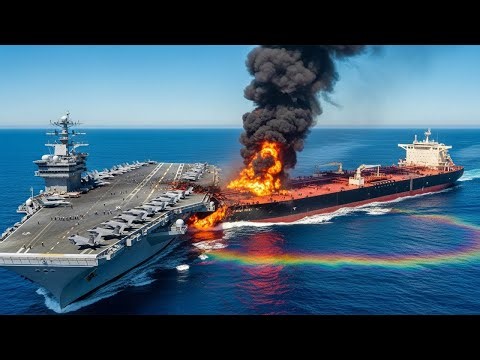 What Happens When A US Navy Aircraft Carrier Collides With A Massive Oil Tanker?