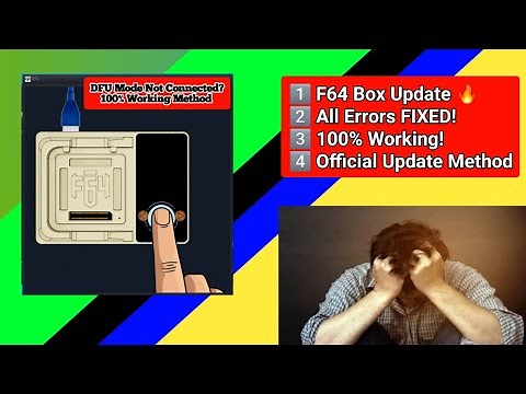 F64 Box Update Problem Solution 🔥 | 100% Working Method | F64 Box Update Error Fix