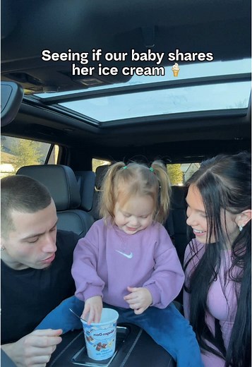 Baby's Ice Cream Sharing Adventure
