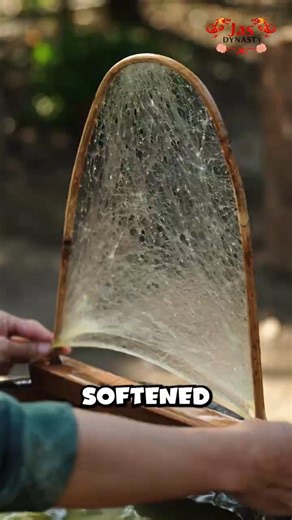 How an Ancient Silk Blanket is Made for a Newborn #timeless #crafts #luxury