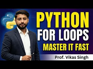 13.Mastering Python For Loops: A Comprehensive Guide to Iterative Statements | ‪@codingseekho‬