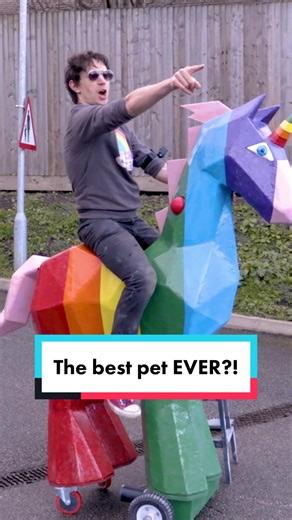 Is this the best pet EVER?! #petsoftiktok #unicorn #unicornsandrainbows
