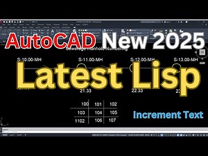 AutoCAD 2025 Made EASY! Renumber Texts in SECONDS with Lisp