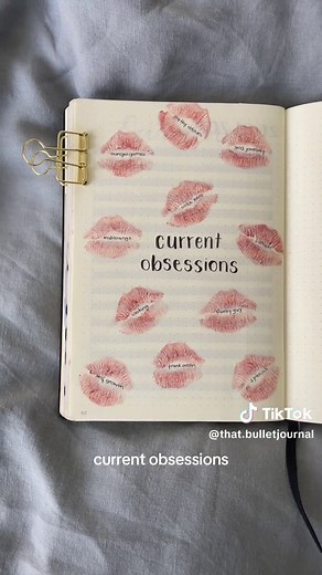 Ideas para páginas de diario y bullet journal