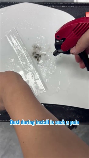 Installation gel remove dust form PPF very easy. #paintprotectionfilm#ppfinstallation #ppf