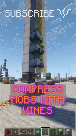 How to STACK MOBS EFFICIENTLY with VINES and HONEY! | Redstone with PsiVolt #minecraft #redstone