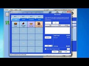 Create Point of Sale Item Button in CyberCafePro